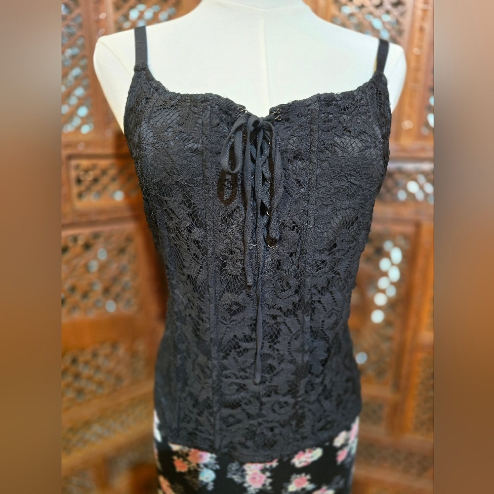 Torrid Black Lace Camisole Top